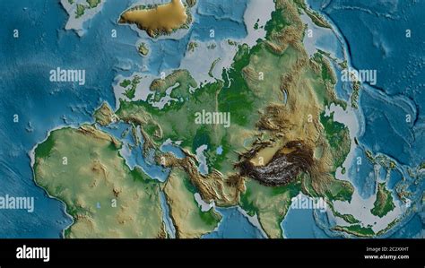 Physical Map Of Eurasia