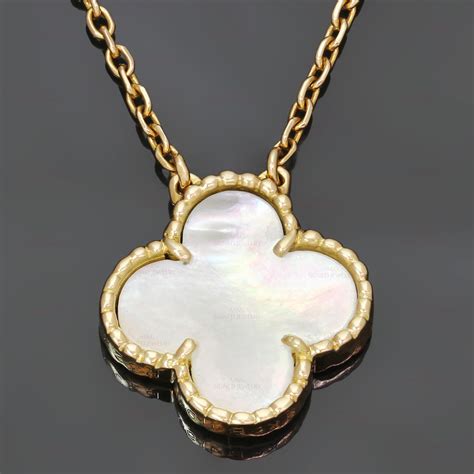 VAN CLEEF & ARPELS Vintage Alhambra Mother-of-Pearl Yellow G