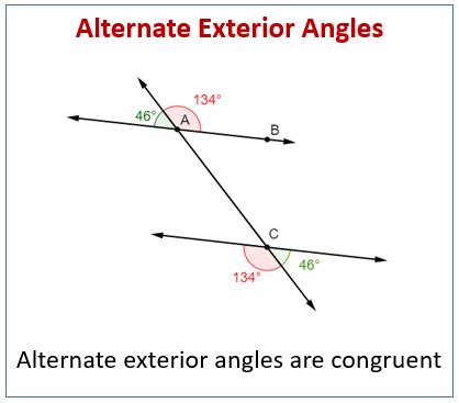 Alternate Interior And Exterior Angles Worksheet | Cabinets Matttroy