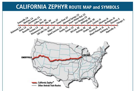 California Zephyr (Amtrak): Chicago – Emeryville - TWK