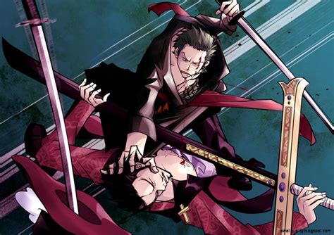 Back To 43 Dracule Mihawk Hd Wallpapers - Zoro Vs Mihawk One Piece ...