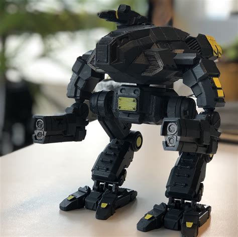 3D printable FanArt Battletech Marauder 3D Model Assembly Kit • made with Prusa i3 MK3 ・ Cults