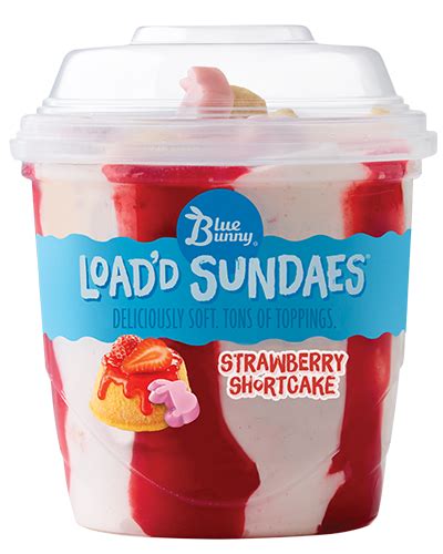 Load'd Sundaes® Strawberry Shortcake - Blue Bunny