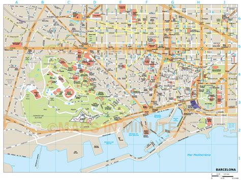 Barcelona City Map - City Map Of Barcelona Printable - Printable Maps