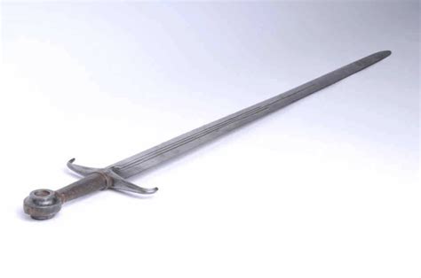 Early European broadsword constructed of the period and Victorian ...