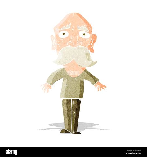 cartoon sad old man Stock Vector Image & Art - Alamy