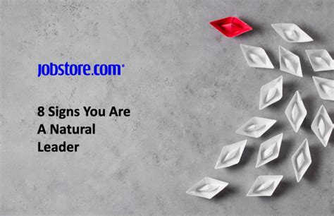 8 Signs or Traits You Are A Natural Leader | Jobstore Careers Blog