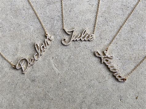 Custom Diamond Name Necklace - Jugar N Spice