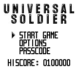 Play Universal Soldier for Game Boy Online ~ OldGames.sk