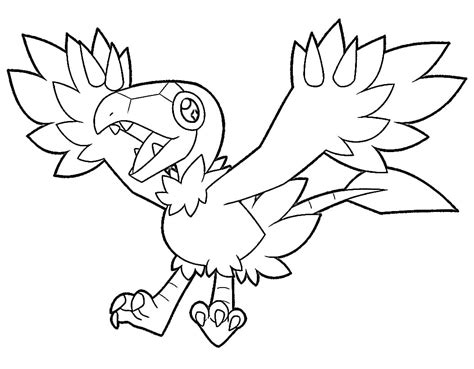 Archen Pokemon 1 Coloring Page - Free Printable Coloring Pages for Kids