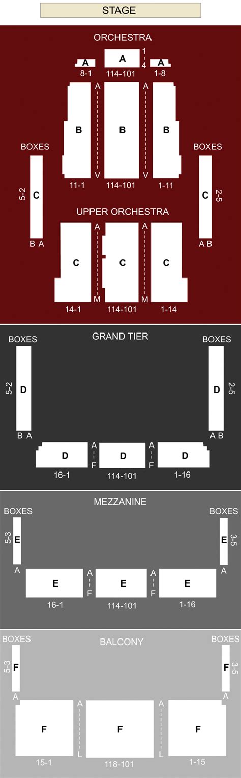 Thelma Gaylord Performing Arts Theatre, Oklahoma City, OK - Seating Chart & Stage - Oklahoma ...