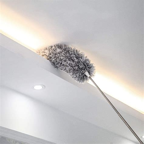 Microfiber Duster with Extension Pole,HAINANSTRY Extendable Duster ...
