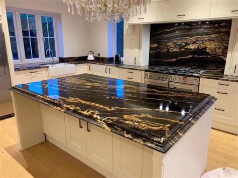 Black Oris Gold Granite Bar Top Suppliers - Wholesale Price - HRST STONE