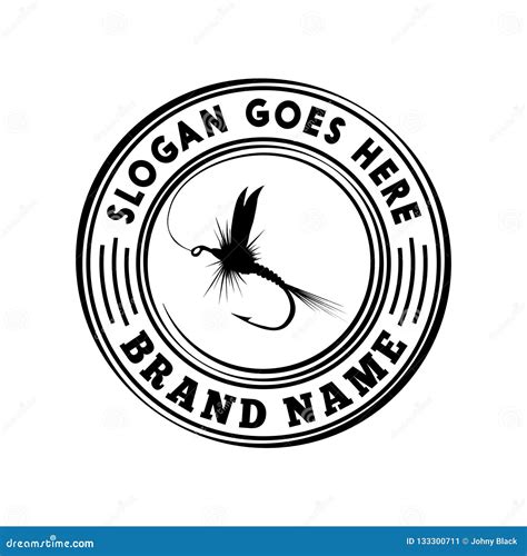 Fly Fishing Logo Design Template. Vector And Illustration ...