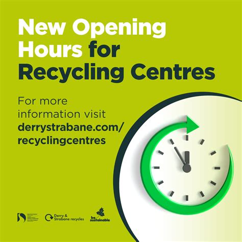 Derry Strabane Cncl on Twitter: "DCSDC Recycling Centres opening hours ...