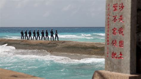 Chinese General Visits Disputed Spratly Islands in South China Sea ...