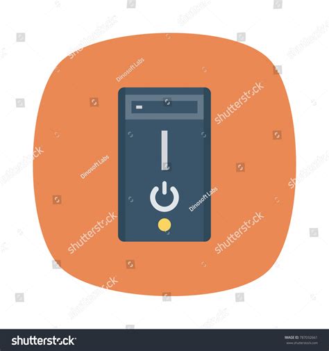 Cpu Desktop Device Stock Vector (Royalty Free) 787032661 | Shutterstock