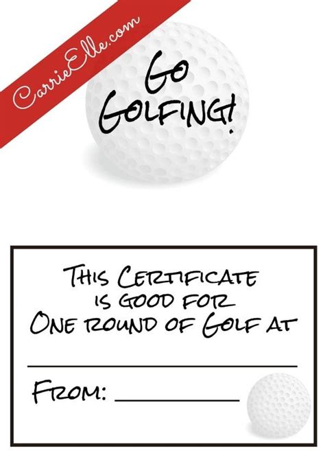 Golf Gift Ideas (Free Golf Printables, Too!) | Golf gifts, Golf club ...