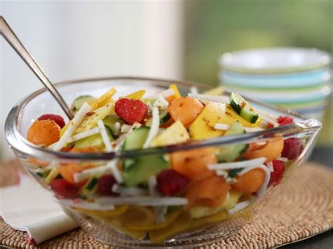 Fresh Fruit and Vegetable Salad with Chile and Lime Recipe | Bobby Flay ...