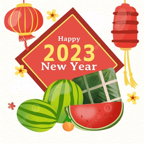 Vietnamese New Year Tet Food Border Decoration, Vietnam, New Year, 2023 PNG Transparent Clipart ...