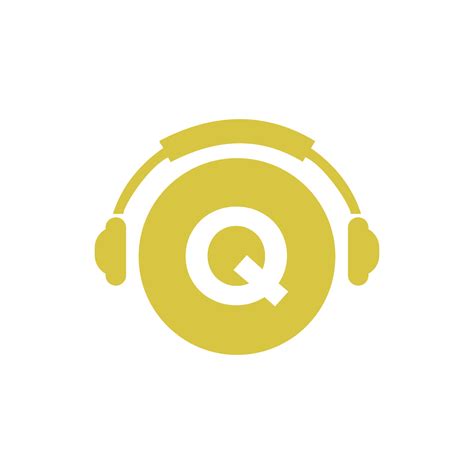 Letter Q Music Logo Design. Dj Music And Podcast Logo Design Headphone ...