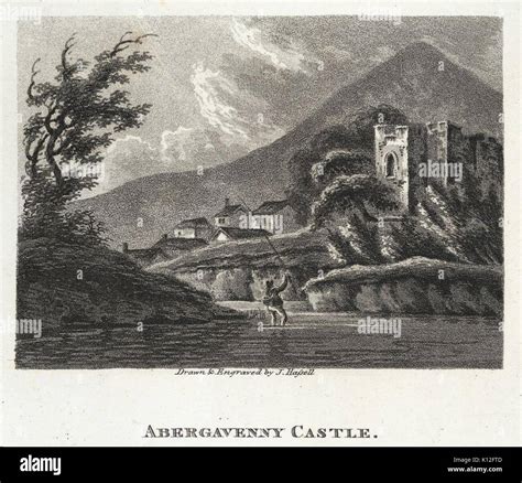 Map of abergavenny hi-res stock photography and images - Alamy