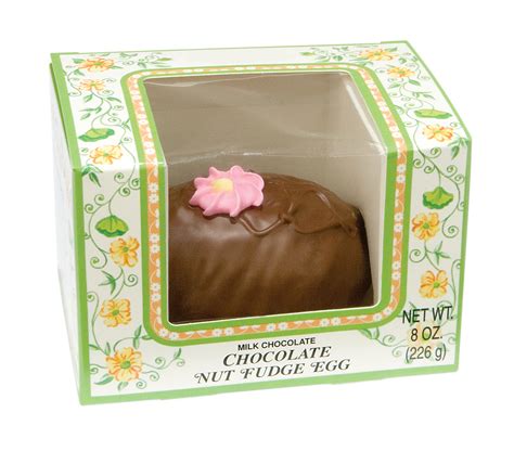 Chocolate Fudge Nut Easter Egg | Old Fashioned Easter Candy Eggs - TheHolidayBarn.com