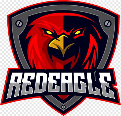 Eagle red esport logo template, png | PNGWing