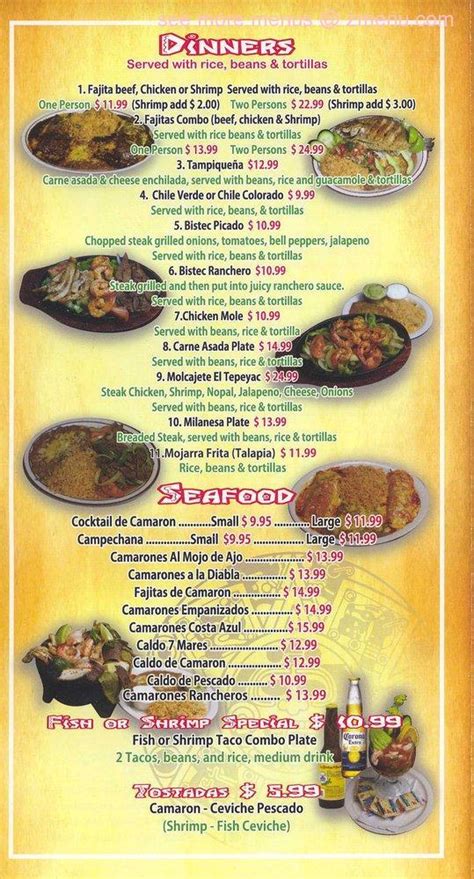 Online Menu of El Tepeyac Mexican Restaurant Restaurant, Redlands ...