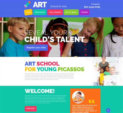 25+ Best Premium School Website Templates | Free & Premium Templates