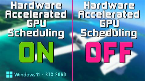 Hardware Accelerated GPU Scheduling ON vs. OFF | Windows 11 - Gaming ...