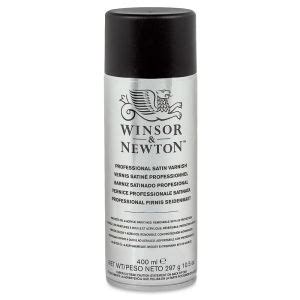 Winsor & Newton Spray Varnish - Satin Varnish, 400 ml Can | BLICK Art Materials