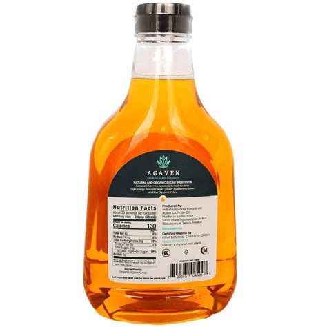 Agave Nectar By AGAVEN Natural Syrup Sweetener (Natural, 44.09 Ounces ...