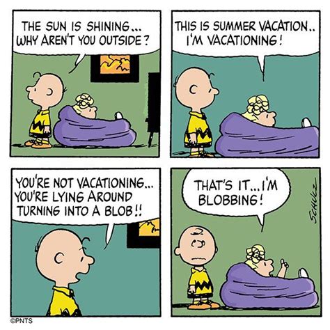 blobbing on summer vacation | Charlie Brown & sister Sally on Peanuts official @ Twitter ...