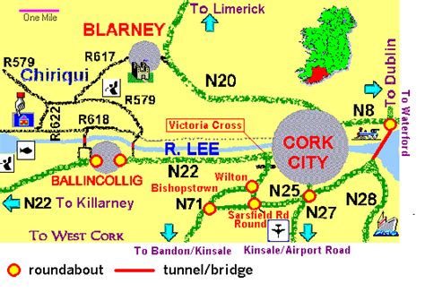 Blarney Castle Ireland Map