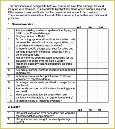 Hipaa Security Risk assessment Template Free Of Hipaa Risk assessment Template Security Risk ...