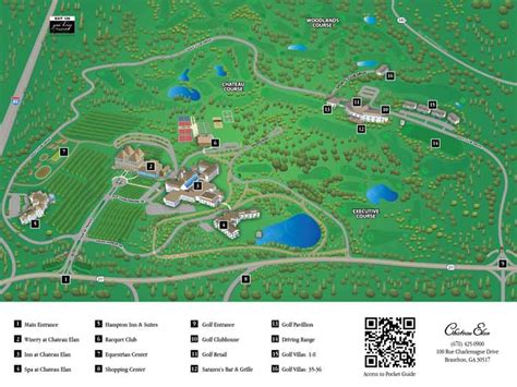 Chateau Elan Winery & Resort Overview Maps | North Pole Design