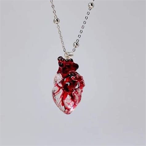 Heart Necklace ️‍🔥 | Fancy jewelry, Gothic jewelry, Edgy jewelry