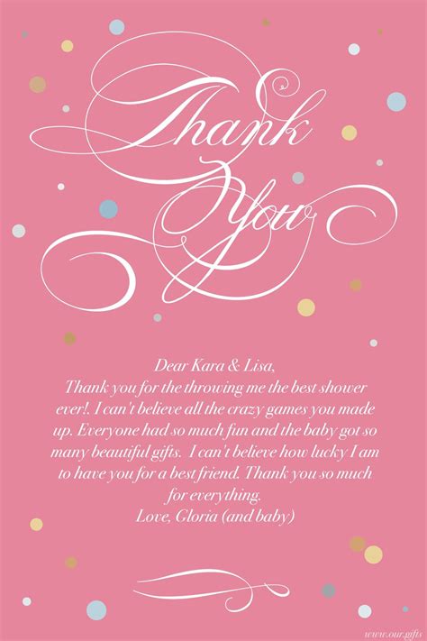 OurGifts has beautiful 'Thank You' cards and notes for all occassions | Baby shower messages ...