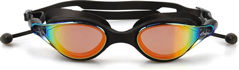 ICOUVA Swimming Goggles, Swim Goggles attached Ear Plugs for Adult Men Women No Leaking, Anti ...