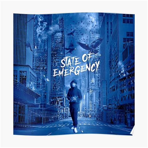 "State Of Emergency" Poster by TheDavisShop | Redbubble