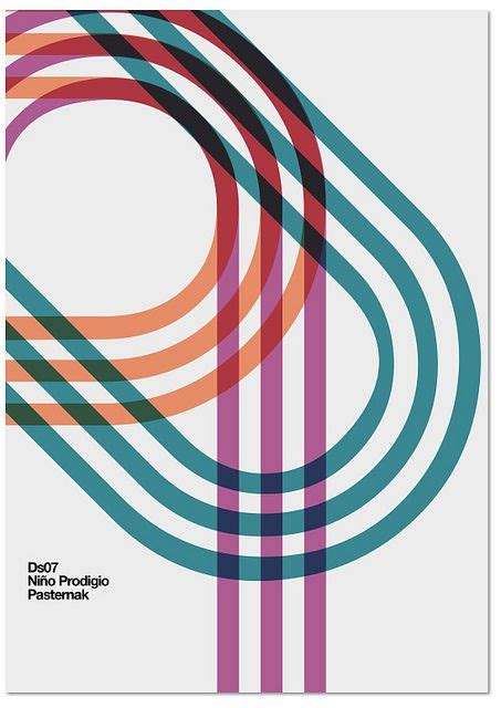 Typography Poster Design: Colorful Lines Book Cover