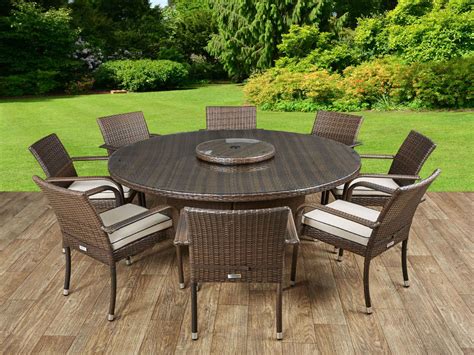 Wicker Outdoor Dining Table Chairs - Noble House Multi-brown 5-piece Wicker Square Outdoor ...