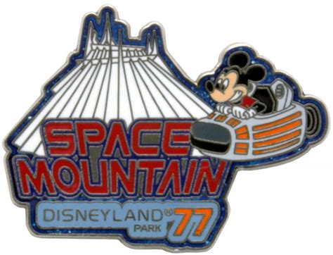 1376 - Space Mountain and Mickey Mouse - Space Mountain - Disneyland Resort Disney Pin