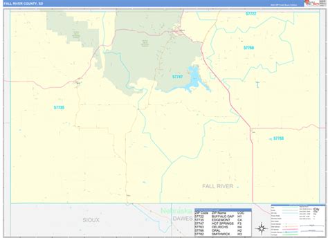 Fall-River County, SD Map Book - Basic