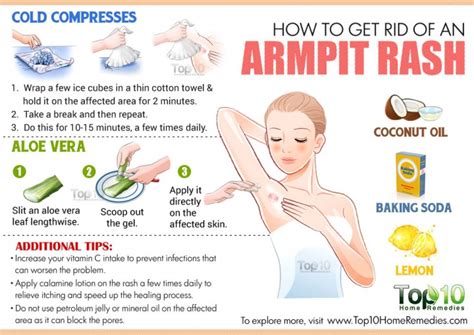 How to Get Rid of an Armpit Rash: Reduce Irritation & Itching | Top 10 Home Remedies