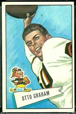 Otto Graham - 1952 Bowman Large #2 - Vintage Football Card Gallery