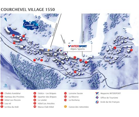 Courchevel Map - Skiing Skibluebird : Courchevel is an umbrella term ...