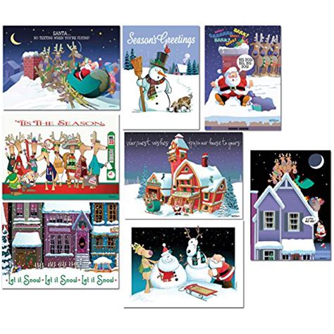 Funny Christmas Card Variety Pack 24 Cards & 25 Envelopes Assortment #3 - 97 - Walmart.com ...