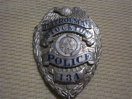 Collectors-Badges Auctions - Stockton, California Police badge